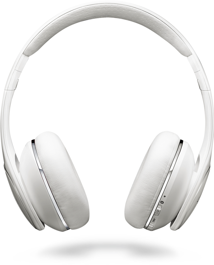 Samsung Wireless Headphones White (505x621), Png Download