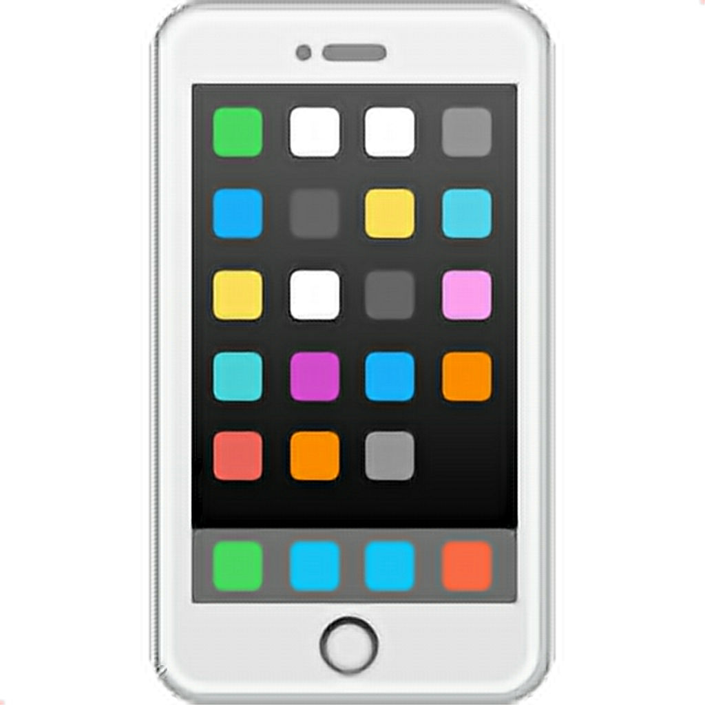 Iphone Phone Emoji (1024x1024), Png Download