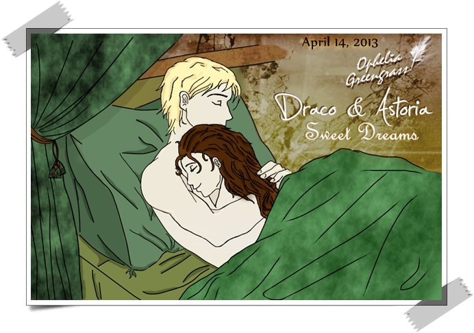 57 Images About Draco Malfoy On We Heart It - Draco And Astoria Fan Art (700x500), Png Download