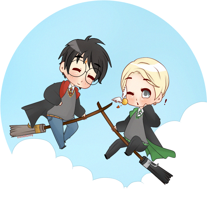 Drarry Chibi (700x700), Png Download