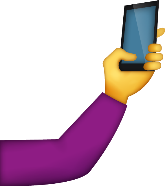 Download Ai File - 🤳 Emoji (570x641), Png Download