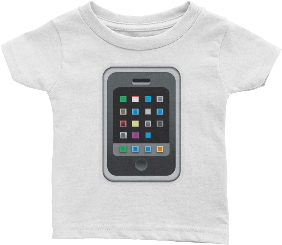 Emoji Baby T-shirt - Phone Emoji Sticker (1000x1000), Png Download