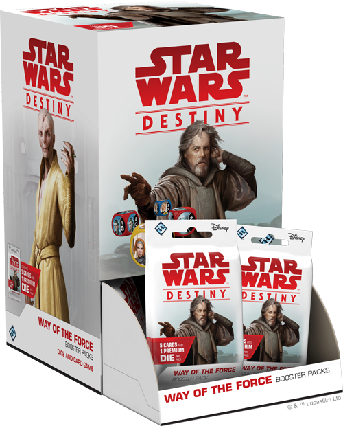 Hello Destiny Fans, Fantasy Flight Games Just Announced - Star Wars Destiny Way Of The Force Booster Box (500x620), Png Download