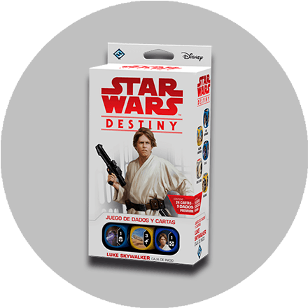 Star Wars Destiny Luke Skywalker - Star Wars Destiny - Luke Skywalker Starter Set (500x500), Png Download