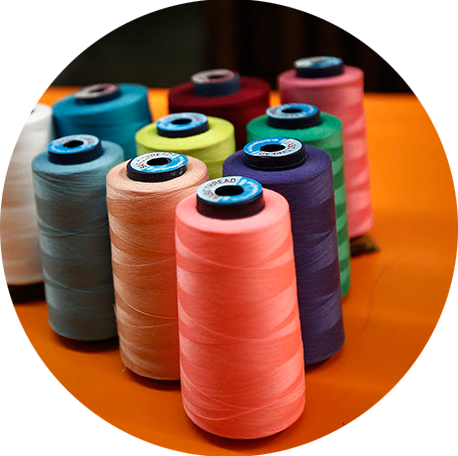 Spun Polyester Sewing Thread - Sewing Threads Png (458x456), Png Download