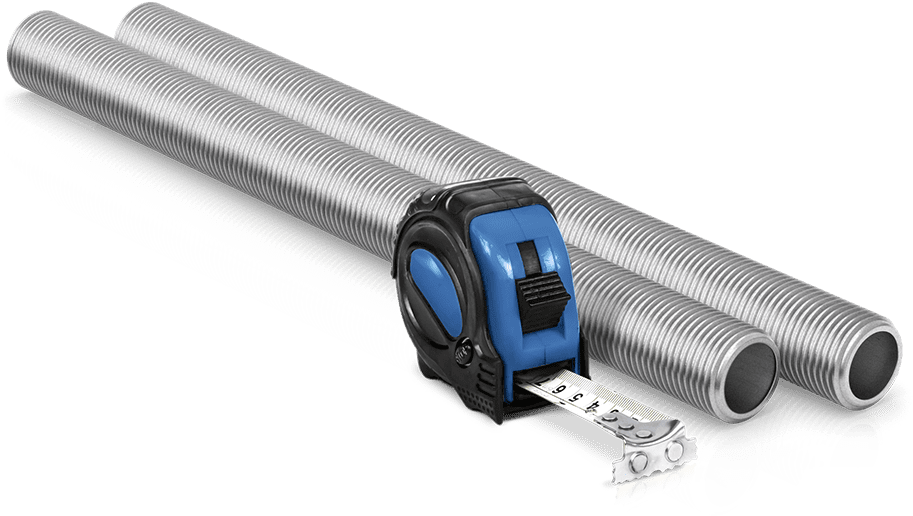 Running Thread Pipe - Steel (960x690), Png Download