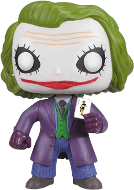 The Joker - Funko Pop Batman: Dark Knight Movie The Joker (600x600), Png Download
