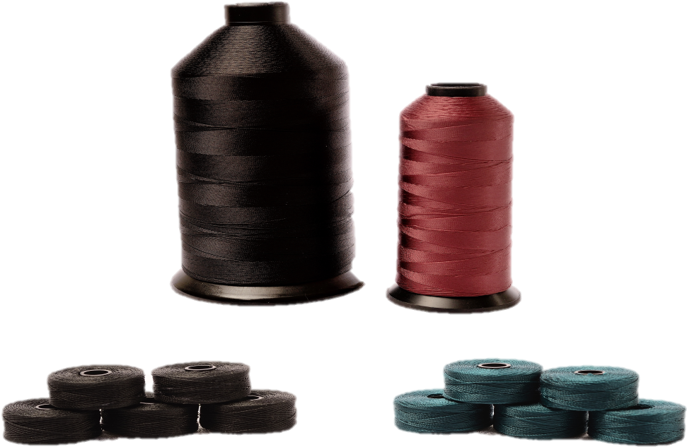 Bonded Nylon Thread And Bobbins - Thread (1088x738), Png Download