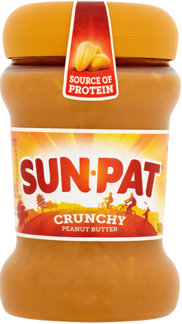 Crunchy Peanut Butter Sunpat (265x473), Png Download