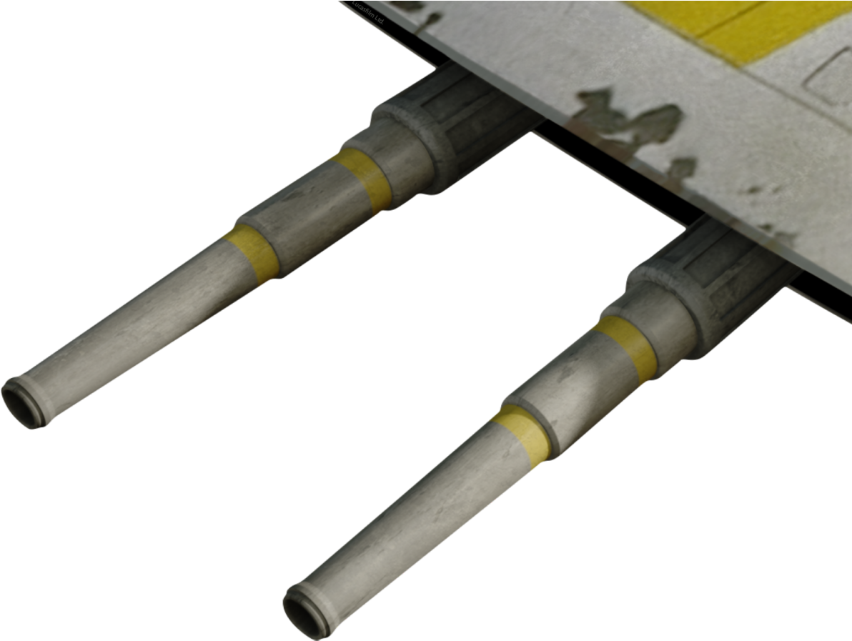 Ix4 Laser Cannon - Star Wars Laser Cannon Png (1245x955), Png Download