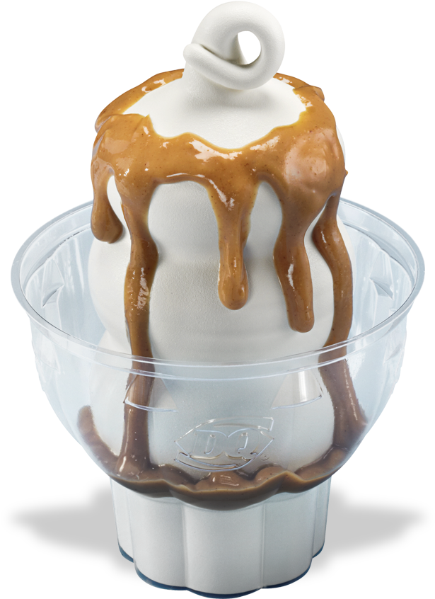Dairy Queen Peanut Butter Sundae (940x845), Png Download