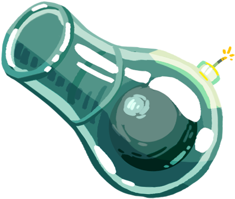 Glass Cannon (500x500), Png Download