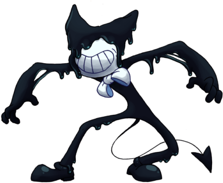 2 - Bendy Transparent (500x394), Png Download