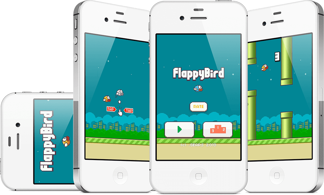 Develop An App Like Flappy Bird - Smartphone (1137x687), Png Download