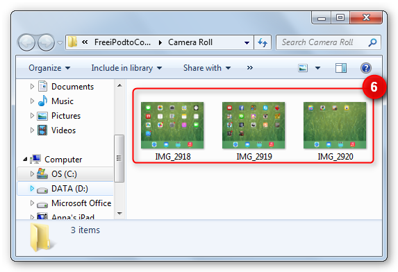 Copy Photo From Iphone To Computer - Windows 7 (573x392), Png Download