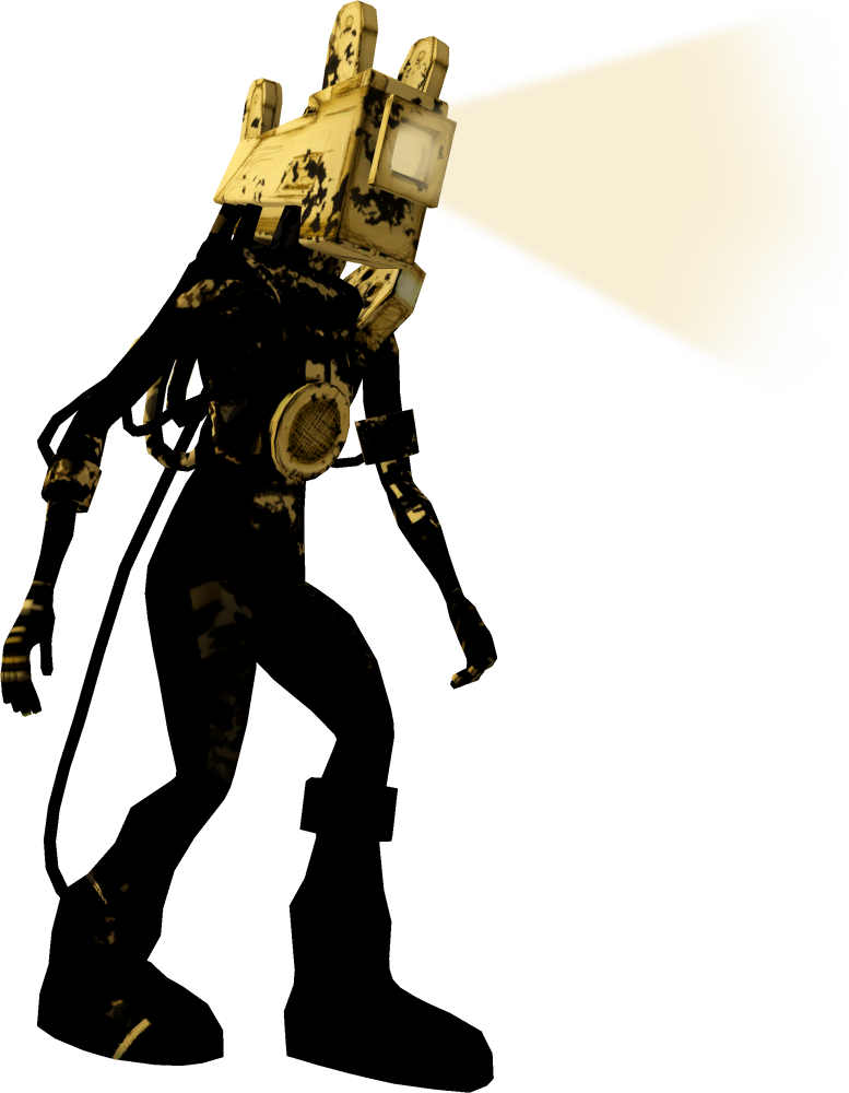 The Projectionist - Bendy And The Ink Machine Projector (777x1000), Png Download