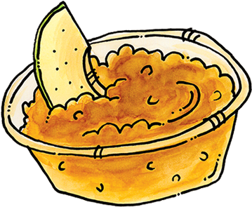 Peanut Butter Clipart Nut Butter - Apple And Peanut Butter Clip Art (360x360), Png Download