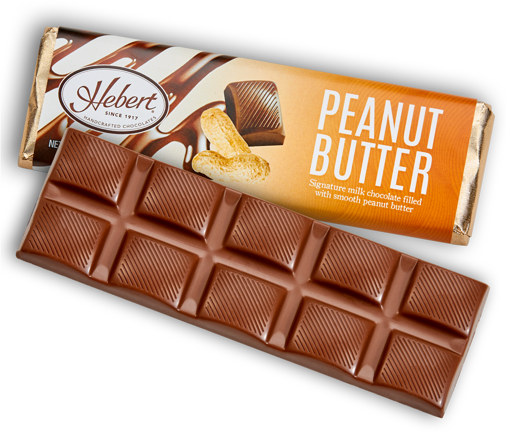 Peanut Butter Cup Milk Chocolate 12 Bar Pack - Solid Milk Chocolate Bar (1000x1000), Png Download