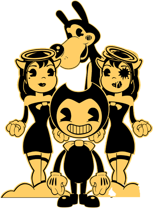 Photo - Bendy And The Ink Machine Youth Tee (530x738), Png Download