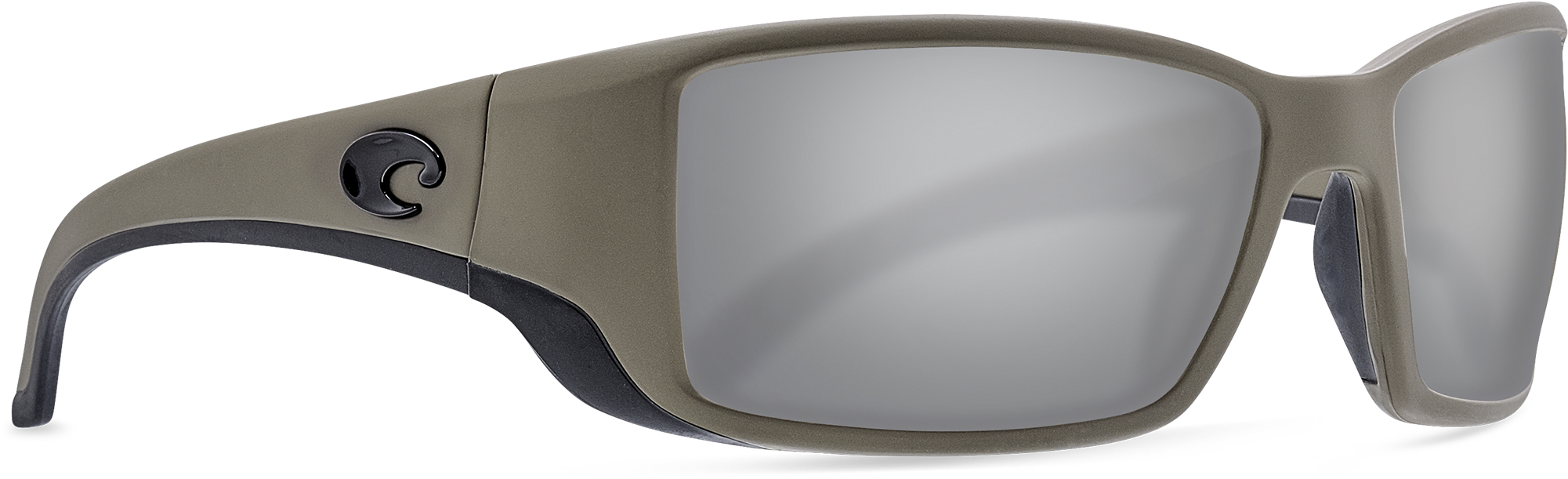 Blackfin Matte Moss Sunglasses Gray Silver Mirror Lenses - Sunglasses (2000x1000), Png Download