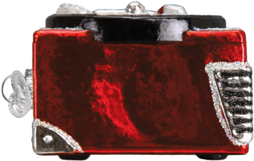 Record Player Ornament - Old World Christmas Record Player Glass Ornament 38043 (387x387), Png Download