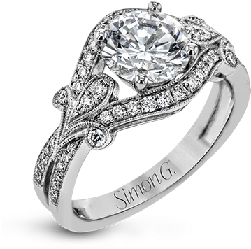 Post Navigation - Square Cut Engagement Ring Vintage (400x400), Png Download