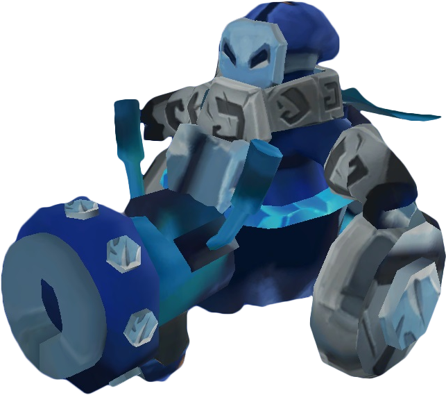 Blue Cannon - League Of Legends Minion Toy (1129x723), Png Download