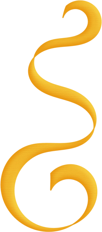 Aw Circus Yellow Png Birthday Streamers And - Yellow Streamer Clip Art (353x800), Png Download