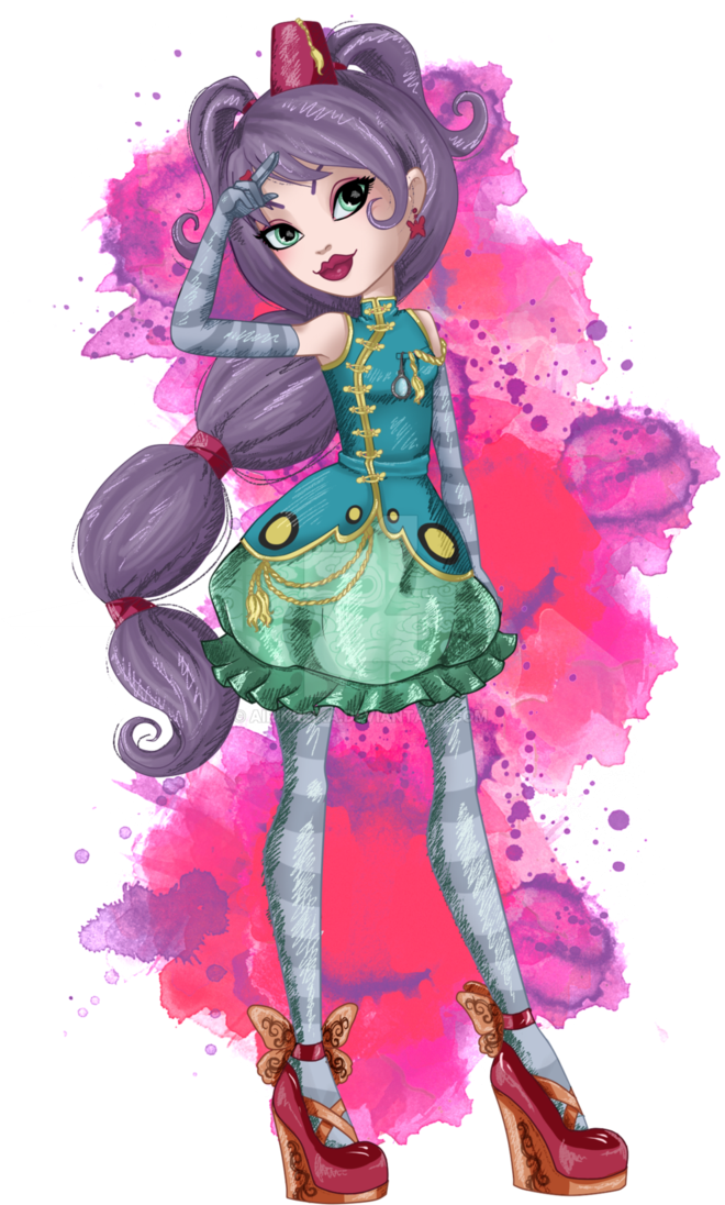 Catherine Pillar By Airinreika - Ever After High Pillar (681x1174), Png Download