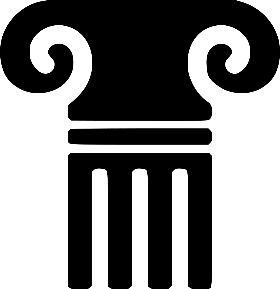 Pillar Comments - Pillar Icon Png White (950x980), Png Download