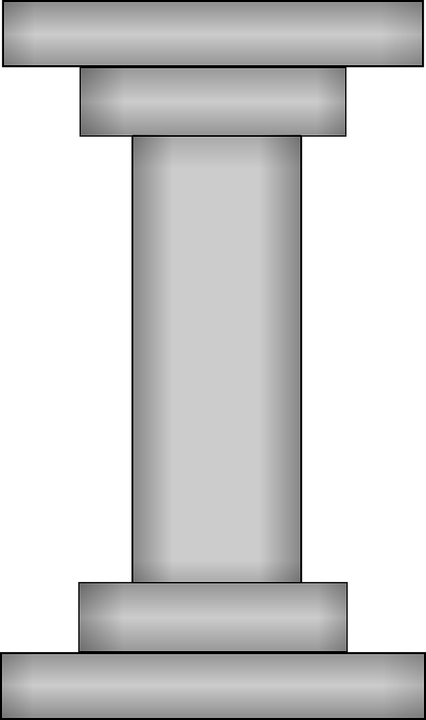 Greek Columns Images - Column Clip Art (426x720), Png Download