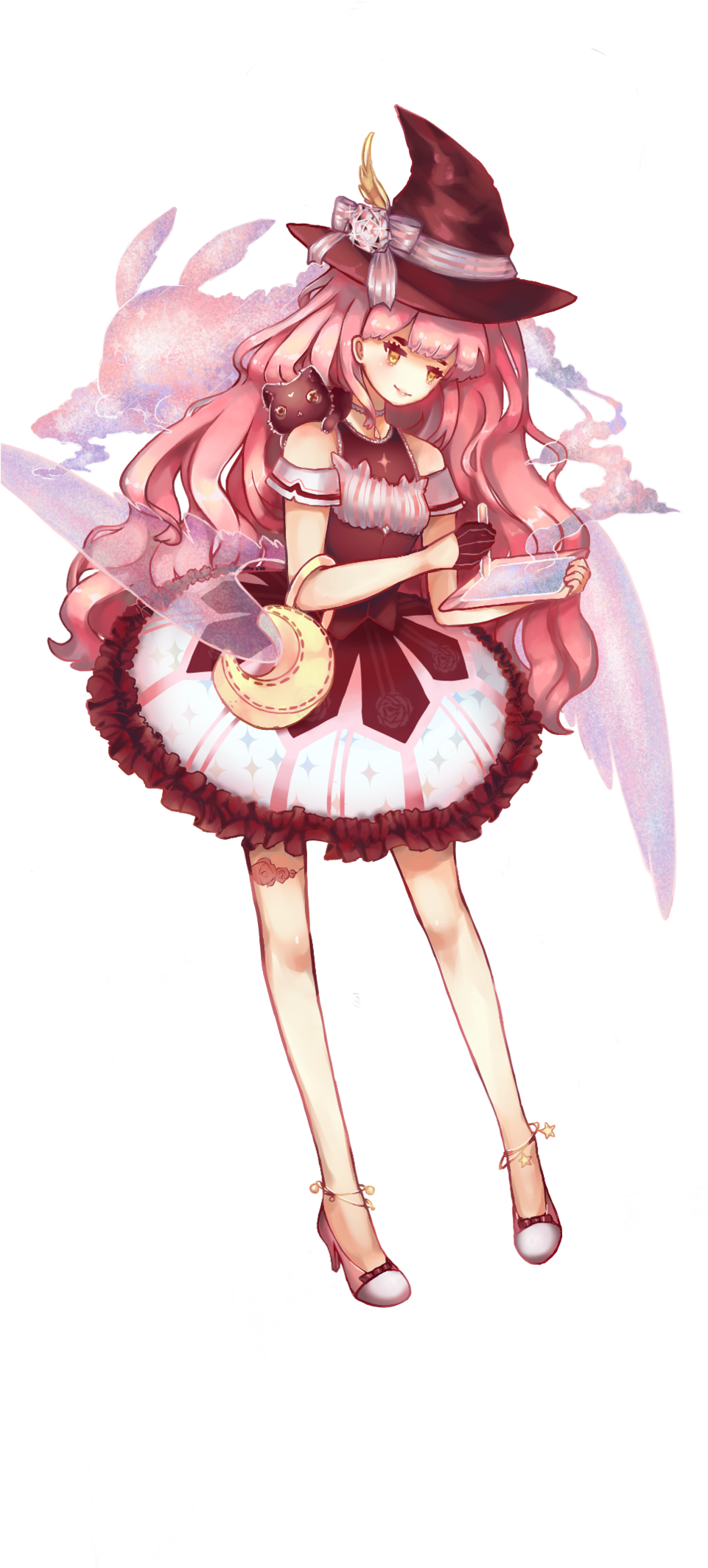 Magical Pastel Pink - Illustration (960x2467), Png Download