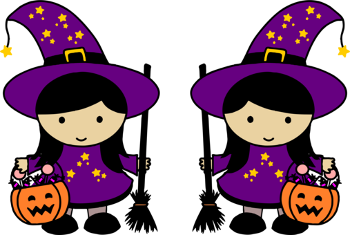 Halloween Witches Witchcraft Witch Flying Drawing Computer - Halloween Witches Clipart Free (507x340), Png Download