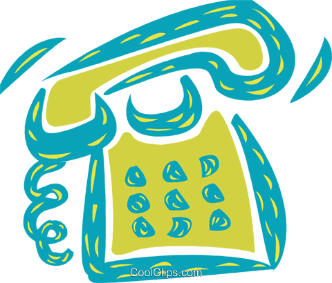 Telefone A Tocar Livre De Direitos Vetores Clip Art - Telefone Ilustração (480x410), Png Download