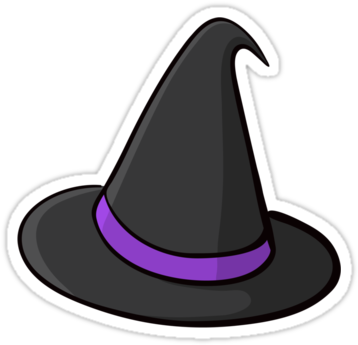 Cartoon Witch Hat - Cartoon (375x360), Png Download