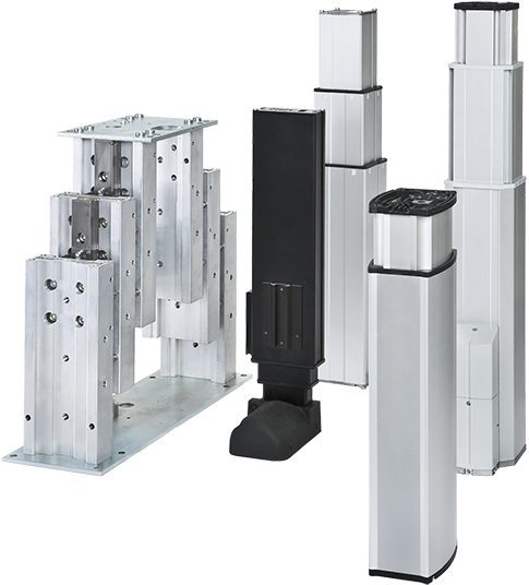 Telescopic Pillar (600x600), Png Download