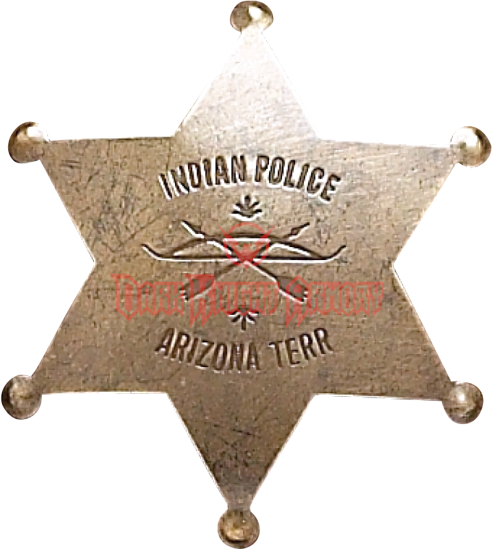 Arizona Indian Police Badge - Sheriff Badge Png (799x799), Png Download