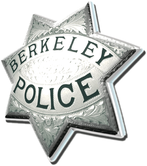 Police Badge Stylized - Berkeley Police Department Badge (504x579), Png Download