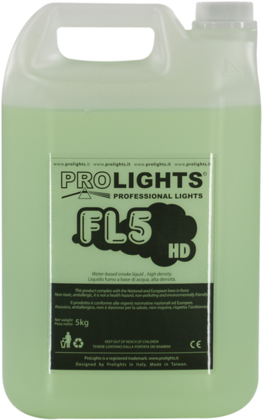 Prolights Fl5hd High Density Fog/faze Machine Fluid, - Prolights (600x600), Png Download
