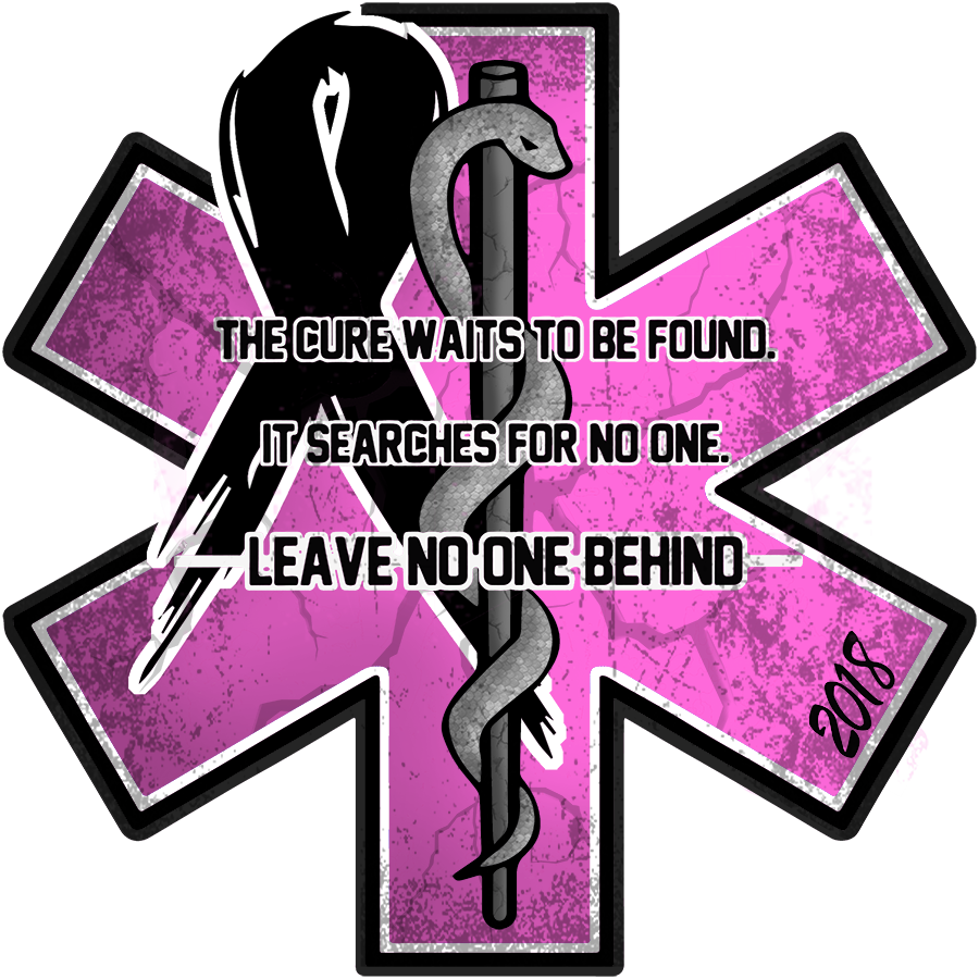 Breast Cancer Awareness Ems Decal - Breast Cancer Awareness For Ems (900x900), Png Download
