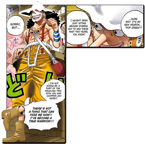 Usopp2 - One Piece 2 (500x497), Png Download