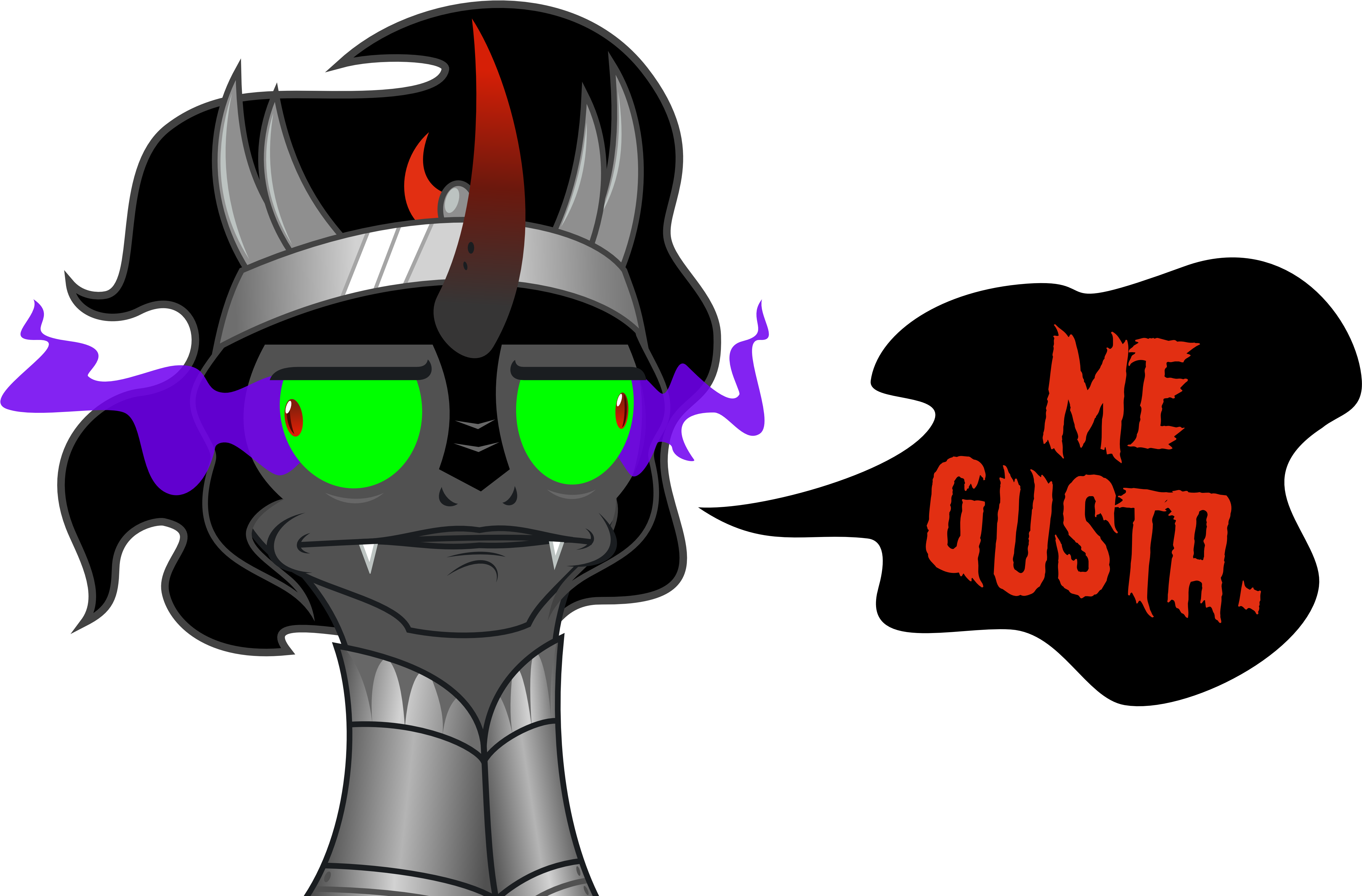 Absurd Res, King Sombra, Male, Me Gusta, Meme, Pony, - Sombra Me Gusta (5000x3280), Png Download