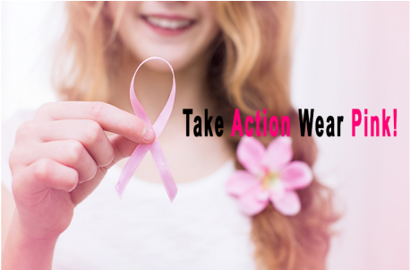 Actionet Wear Pink In Support Of Metastatic Breast - Breast Cancer (780x300), Png Download