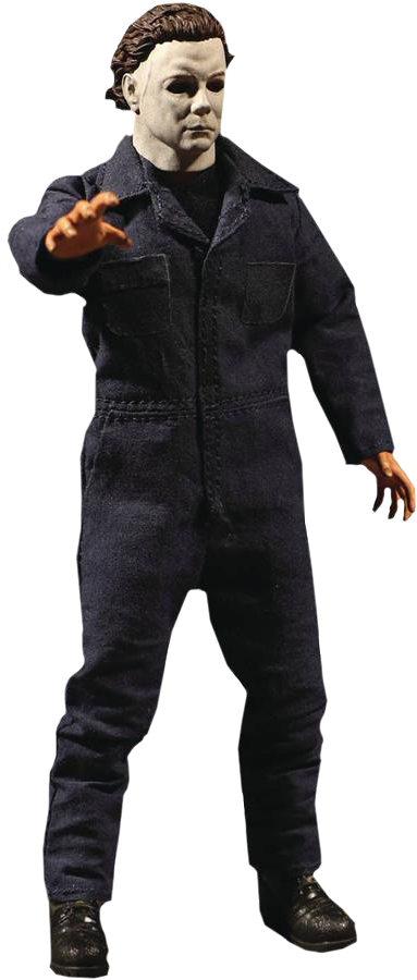 Michael Myers One - Halloween Michael Myers Action Figure (383x900), Png Download