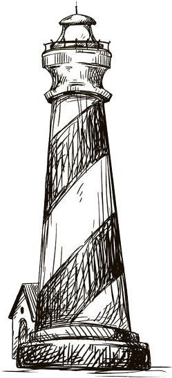 Consulting Review Sterling Compliance - Drawing Of A Lighthouse (280x570), Png Download