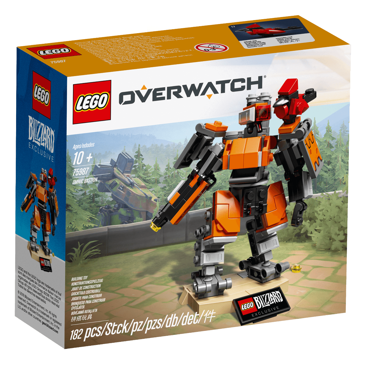 Limited Edition Lego Overwatch Omnic Bastion Ready - Overwatch (1200x1200), Png Download