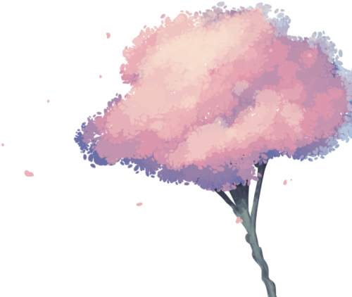 Ice-berry - - Cherry Blossom (500x440), Png Download