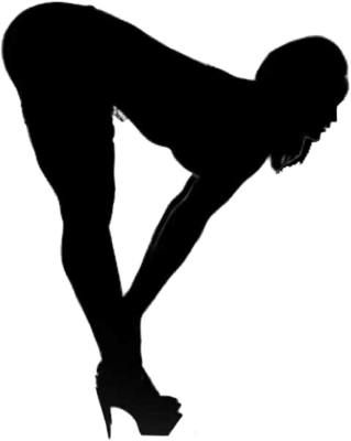 Sexy Silhouette Psd63114 - Sexy Girl Silhouette Png (319x400), Png Download