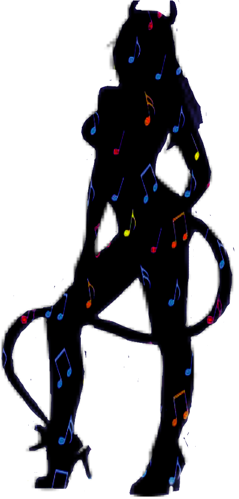Sexy Silhouette Devil Woman Natnat7w Silhouette Silhoue - Sexy Devil Silhouette Png (1024x1024), Png Download