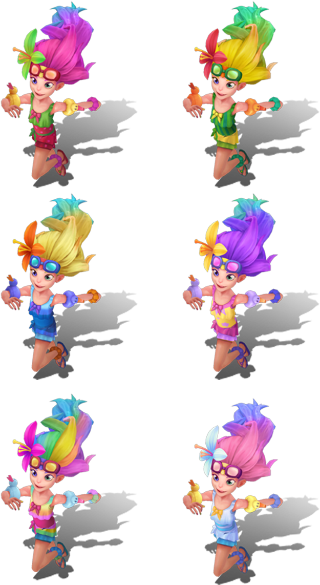 Pool Party Zoe - Pool Party Zoe Chromas (715x1178), Png Download